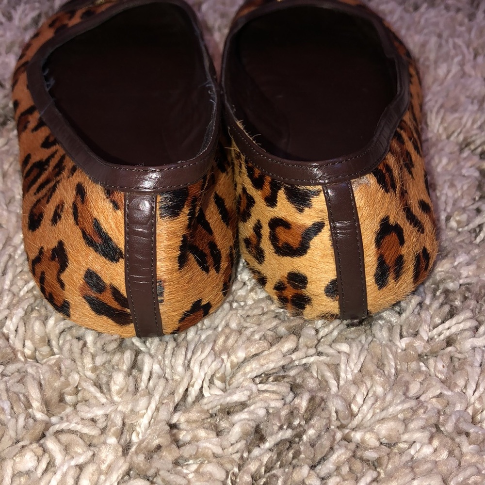 Lauren Ralph Lauren Leopard-Print Ballet Flats in Brown & Black - Picture 4 of 7
